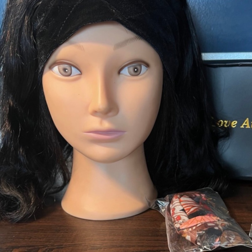 Wig Display Mannequin Head with Black Headband